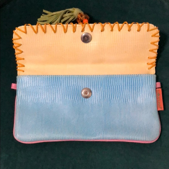 Bacamunda Colorful Python Clutch - Picture 4 of 11